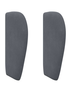 Orecchia della Testata Grigio Sfumato 40 x 23 x 6 cm Velluto 2