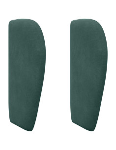 Orecchia della Testata Verde 40 x 23 x 6 cm Velluto 2