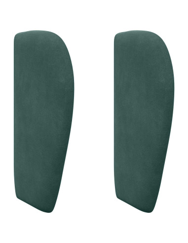 Orecchia della Testata Verde 40 x 23 x 6 cm Velluto