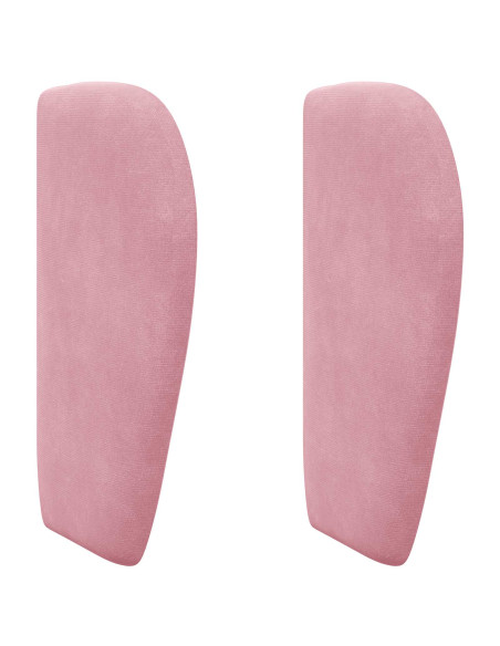 Orecchia della Testata Rosa 40 x 23 x 6 cm Velluto