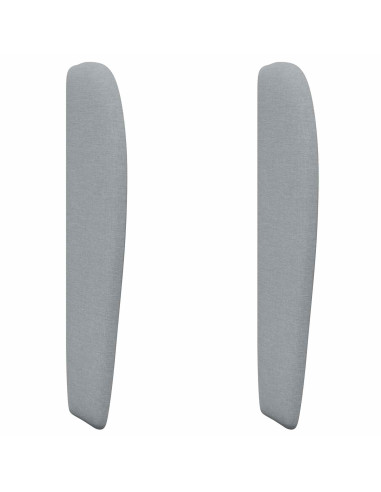 Orecchia della Testata Grigio chiaro 80 x 23 x 6 cm Tessuto