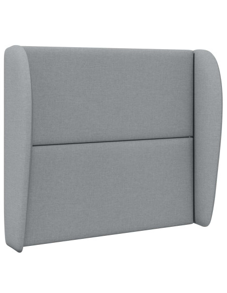 Orecchia della Testata Grigio chiaro 80 x 23 x 6 cm Tessuto