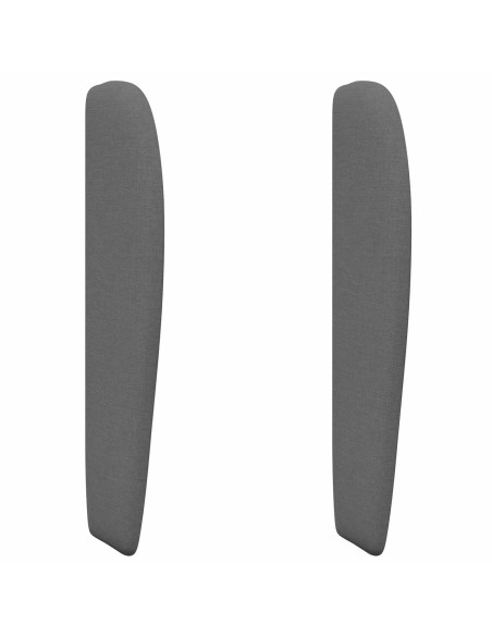 Orecchia della Testata Grigio Sfumato 80 x 23 x 6 cm Tessuto