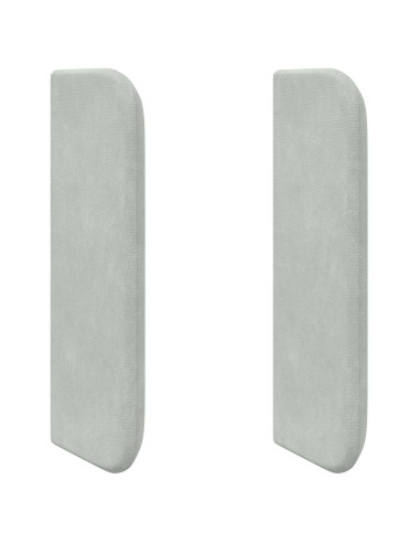Orecchia della Testata Grigio chiaro 40,5 x 40,5 x 4 cm Velluto