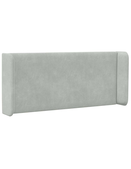 Orecchia della Testata Grigio chiaro 40,5 x 40,5 x 4 cm Velluto