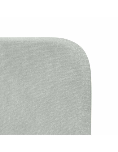 Orecchia della Testata Grigio chiaro 40,5 x 40,5 x 4 cm Velluto