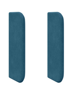 Orecchia della Testata Blu 40,5 x 40,5 x 4 cm Velluto 2