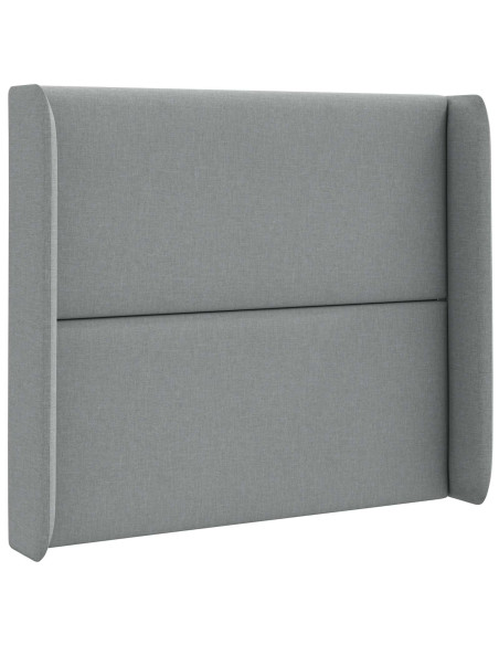 Orecchia della Testata Grigio chiaro 80 x 16 x 4 cm Tessuto