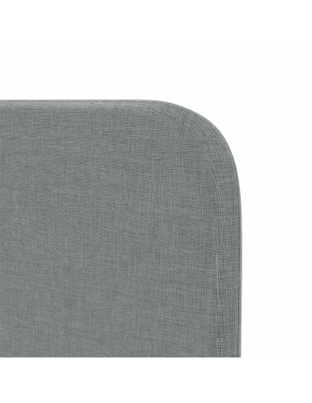 Orecchia della Testata Grigio chiaro 80 x 16 x 4 cm Tessuto