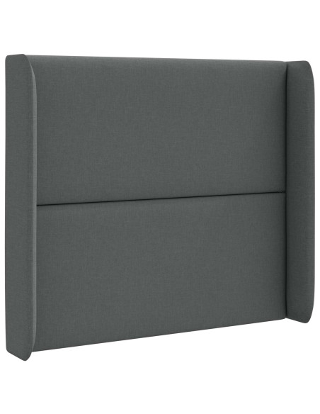 Orecchia della Testata Grigio 80 x 16 x 4 cm Tessuto