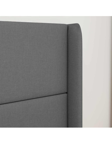 Orecchia della Testata Grigio 80 x 16 x 4 cm Tessuto
