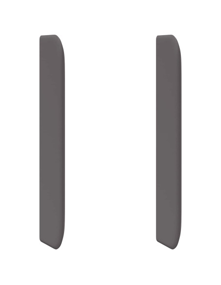 Orecchia della Testata Grigio 80 x 16 x 4 cm PVC