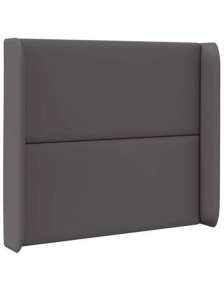 Orecchia della Testata Grigio 80 x 16 x 4 cm PVC