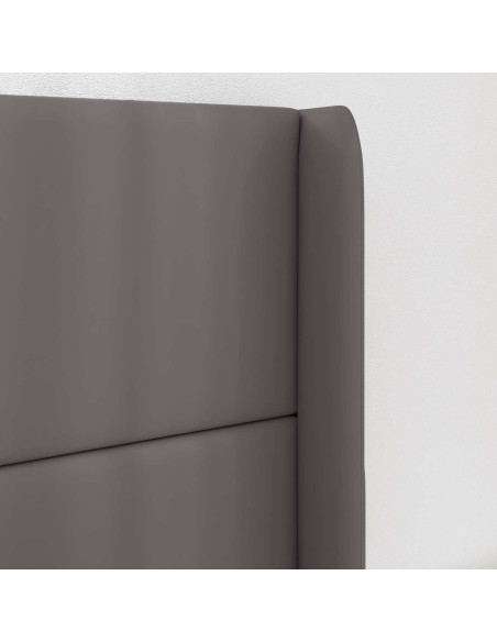 Orecchia della Testata Grigio 80 x 16 x 4 cm PVC
