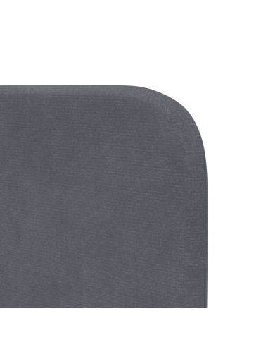Orecchia della Testata Grigio 80 x 16 x 4 cm Velluto