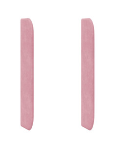 Orecchia della Testata Rosa 80 x 16 x 4 cm Velluto 2