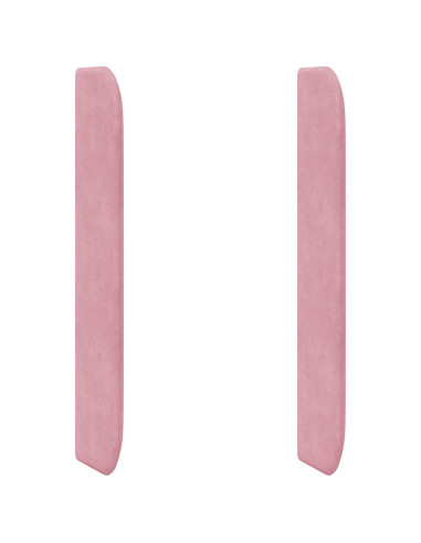 Orecchia della Testata Rosa 80 x 16 x 4 cm Velluto