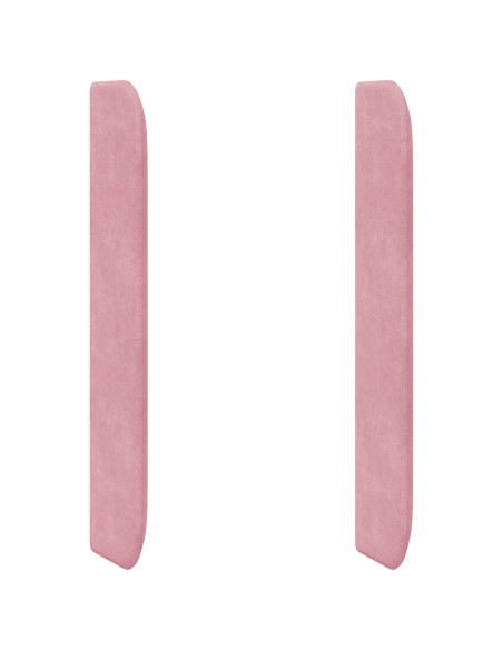 Orecchia della Testata Rosa 80 x 16 x 4 cm Velluto