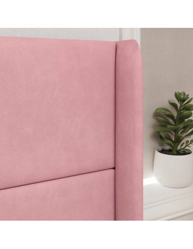Orecchia della Testata Rosa 80 x 16 x 4 cm Velluto