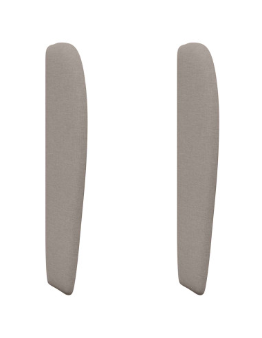 Orecchia della Testata Beige 80 x 23 x 6 cm Tessuto