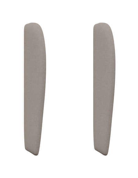 Orecchia della Testata Beige 80 x 23 x 6 cm Tessuto