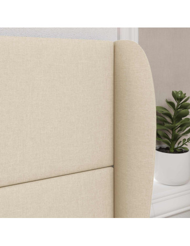 Orecchia della Testata Crema 80 x 23 x 6 cm Tessuto