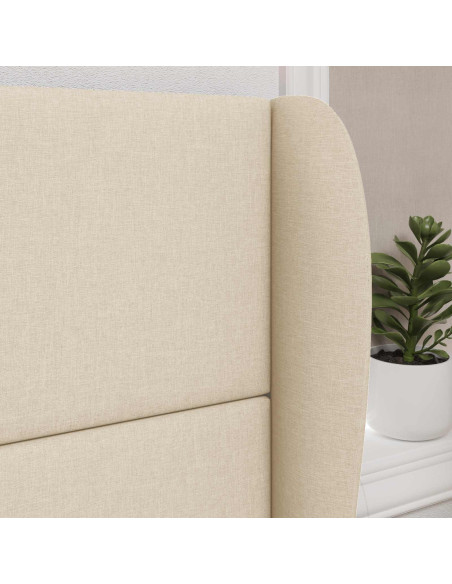 Orecchia della Testata Crema 80 x 23 x 6 cm Tessuto