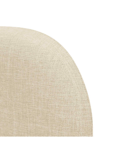 Orecchia della Testata Crema 80 x 23 x 6 cm Tessuto