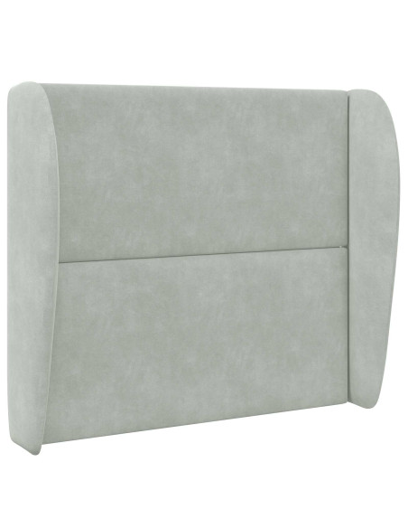 Orecchia della Testata Grigio chiaro 80 x 23 x 6 cm Velluto