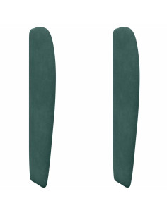 Orecchia della Testata Verde 80 x 23 x 6 cm Velluto 2