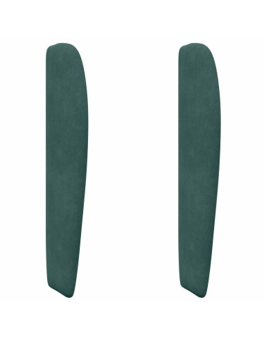 Orecchia della Testata Verde 80 x 23 x 6 cm Velluto