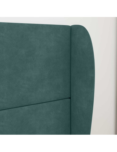 Orecchia della Testata Verde 80 x 23 x 6 cm Velluto