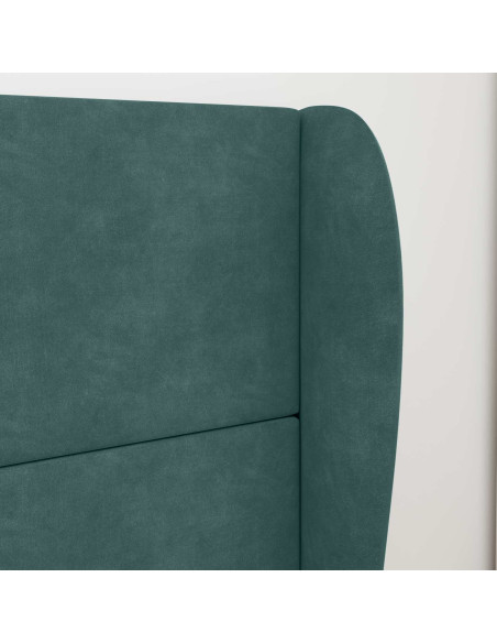 Orecchia della Testata Verde 80 x 23 x 6 cm Velluto