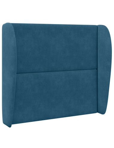 Orecchia della Testata Blu 80 x 23 x 6 cm Velluto