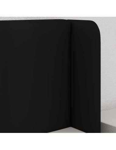 Orecchia della Testata Nero 40,5 x 40,5 x 4 cm PVC