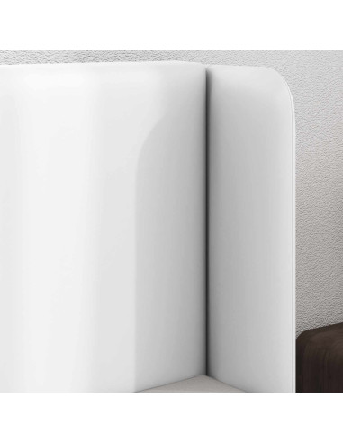 Orecchia della Testata Bianco 40,5 x 40,5 x 4 cm PVC