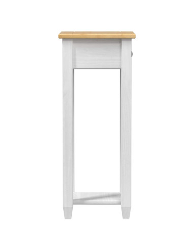 Supporto per piante Bianco 30 x 30 x 73 cm Pino massello