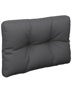 Cuscino per Pallet Antracite 50x40x12 cm in Tessuto 2