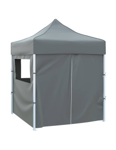 Tenda Party Antracite 200 x 200 x 315 cm Tessuto Oxford 2