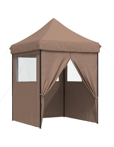Tenda Party Marrone 200 x 200 x 306 cm Tessuto Oxford