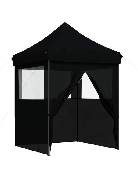 Tenda Party Nero 200 x 200 x 306 cm Tessuto Oxford