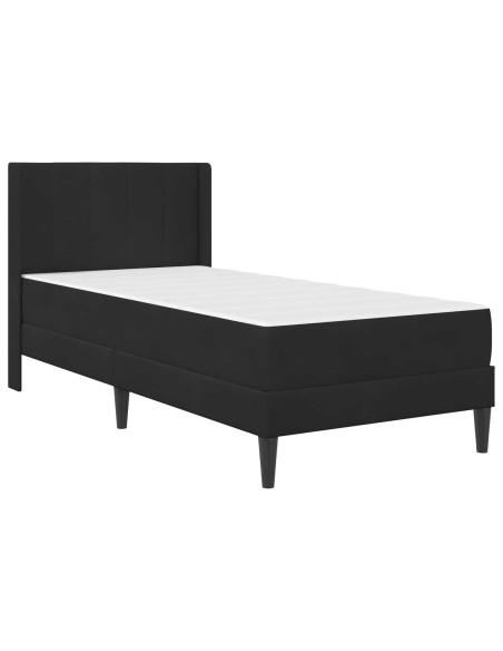 Struttura del letto Nero 90 x 200 cm Velluto