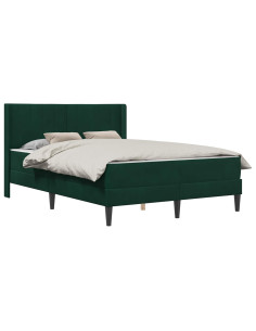 Struttura del letto Verde Scuro 120 x 200 cm Velluto 2