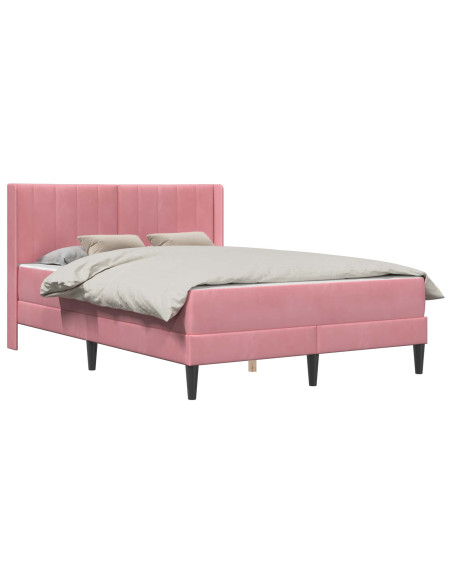 Struttura del letto Rosa 120 x 200 cm Velluto