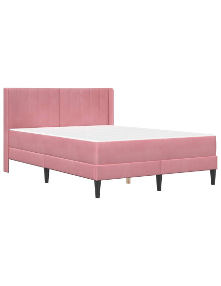 Struttura del letto Rosa 120 x 200 cm Velluto