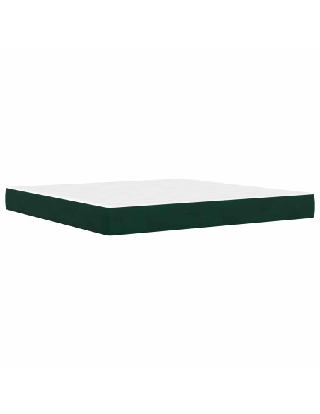 Struttura del letto Verde Scuro 180 x 200 cm Velluto