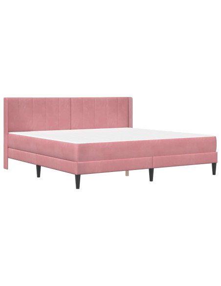 Struttura del letto Rosa 180 x 200 cm Velluto