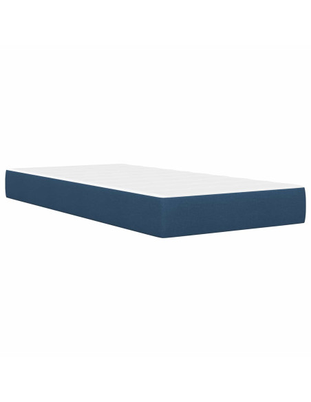 Struttura del letto Blu 90 x 200 cm Poliestere