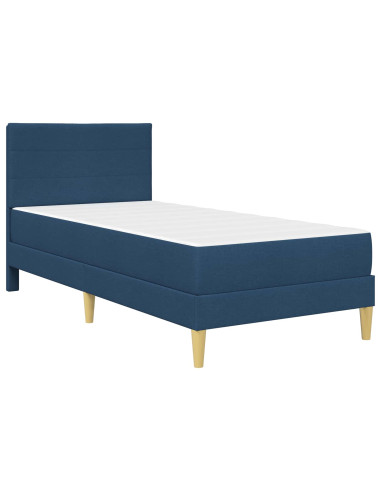 Struttura del letto Blu 100 x 200 cm Poliestere