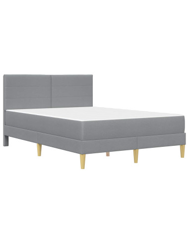 Struttura del letto Grigio chiaro 120 x 200 cm Poliestere